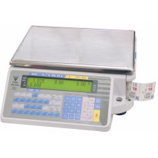 Поверка весов с печатью этикетки DIGI SM-300 B15